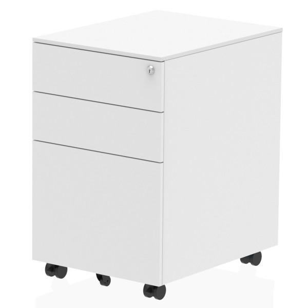Rayleigh Steel 3 Drawer Lockable Mobile Pedestal